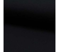 Gots Organic 1/1 Rib, Black