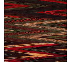 Viscose/EA Heavy Digi Print, Stripes, Red