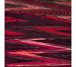 Viscose/EA Heavy Digi Print, Stripes, Fuchsia