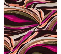 Viscose/EA Heavy Digi Print, Turquoise