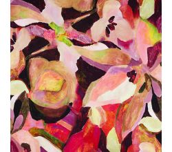 Viscose/EA Heavy Digi Print, Coral