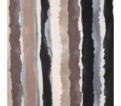 Viscose Nylon Air Flow Print, Brushed Stripes, Sand