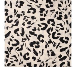 Viscose Nylon Air Flow Print, Brush, Ecru