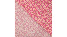 Viscose Chally - Ikat, Fuchsia