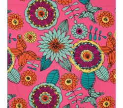 Viscose Chally, Fuchsia