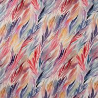 Elegance Linen Rayon Print - Flames Nature