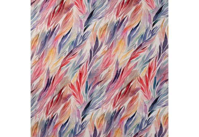 Elegance Linen Rayon Print - Flames Nature