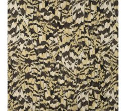 Satin Viscose, Feathers, Khaki