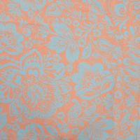 Ibiza Viscose Voile - Flowers, Cognac