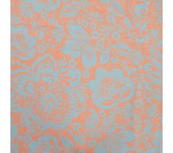 Ibiza Viscose Voile, Flowers, Cognac