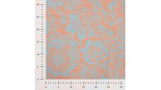 Ibiza Viscose Voile - Flowers, Cognac