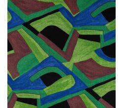 Punta Soft Print, Graphic Blocks, Royal