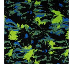 Punta Soft Print, Flowers, Royal