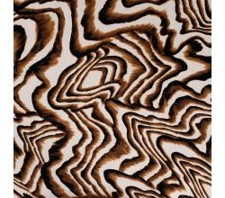 Viscose Stretch Print, Zebra Brush Strokes, Sand
