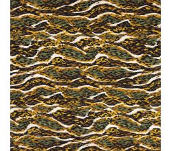 Viscose Twill Print, Leopard, Khaki