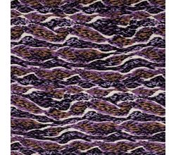Viscose Twill Print, Leopard, Lilac