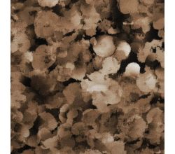Ecovero Viscose Twill Print, Digital Spots, Dark Brown