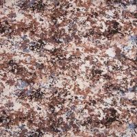 Viscose Chally - Small Flowers, Dusty Blue