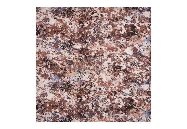 Viscose Chally - Small Flowers, Dusty Blue