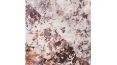 Viscose Chally - Small Flowers, Dusty Blue