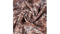 Viscose Chally - Small Flowers, Dusty Blue