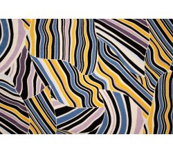 Viscose/Sp Jersey Print, Patch, Mauve