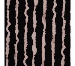 Viscose Twill Print, Waves, Black Sand