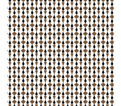 Viscose Twill Print - Graphic, Ecru Caramel