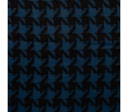 Poly Satin Print, Chicken Feet, Petrol