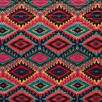 Cotton Voile Lurex - Mosaic, Cyclam