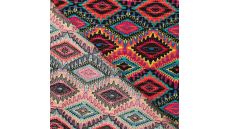 Cotton Voile Lurex - Mosaic, Cyclam