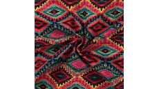 Cotton Voile Lurex - Mosaic, Cyclam