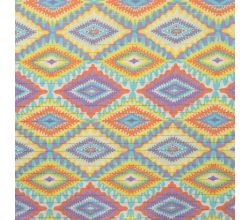 Cotton Voile Lurex, Mosaic, Dusty Mint