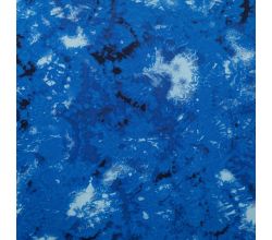 Cotton/Sp Sateen Print, Fancy, Royal