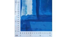 Satin Viscose - Windows, Royal