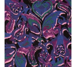 Viscose/EA Jersey Print, Gothic, Cyclam