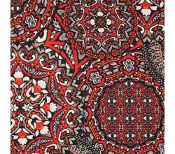 Viscose Stretch Print, Marrakesh, Red