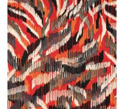Viscose Stretch Print, Typhoon, Red