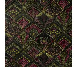 Velour Print, Casablanca, Lime