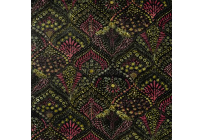 Velour Print - Casablanca, Lime