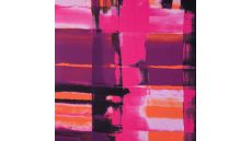 Nylon Mesh Print - Shadow Checks, Fuchsia