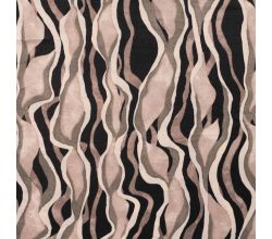 Rayon Spun Satin Print, Garland, Sand