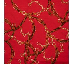 100% Viscose Print, Langgerold