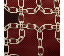 100% Viscose Print, Langgerold