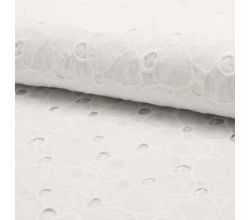 Cotton Embroidery De Luxe, White