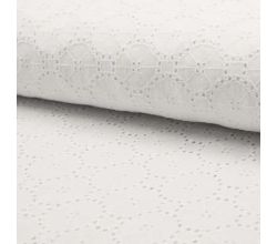Cotton Embroidery De Luxe, White