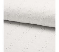 Cotton Embroidery, White