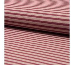 Bamboo Bengaline Stripe, Red