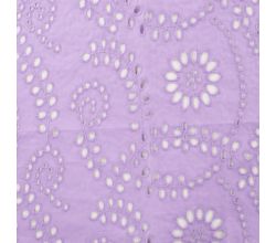 Cotton Embroidery, Lilac