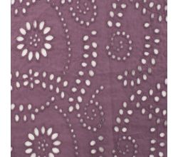 Cotton Embroidery, Mauve